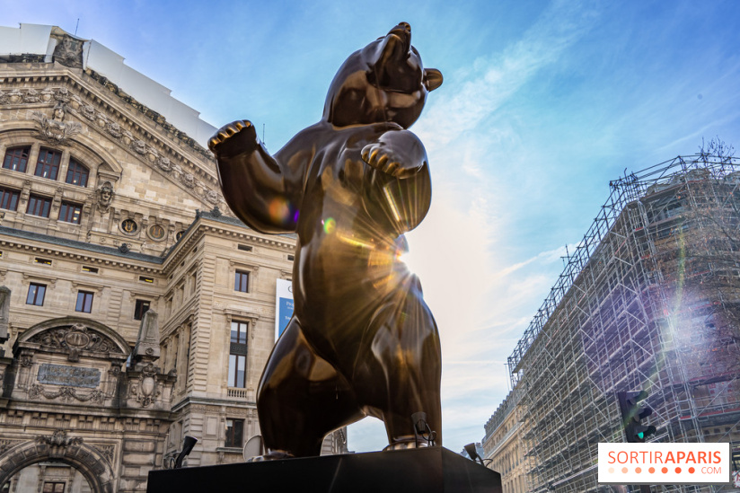 Exposition Fragiles colosses Boulevard Haussmann - photos - Michel Bassompierre