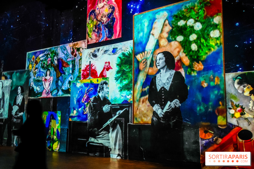 Chagall, Paris-New York, l'exposition immersive inédite de l'Atelier des Lumières - photos