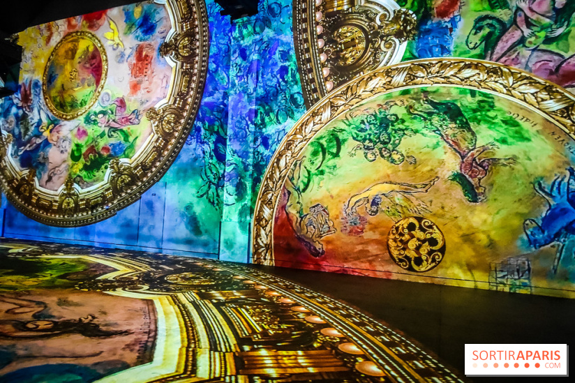 Chagall, Paris-New York, l'exposition immersive inédite de l'Atelier des Lumières - photos - IMG20230216095721