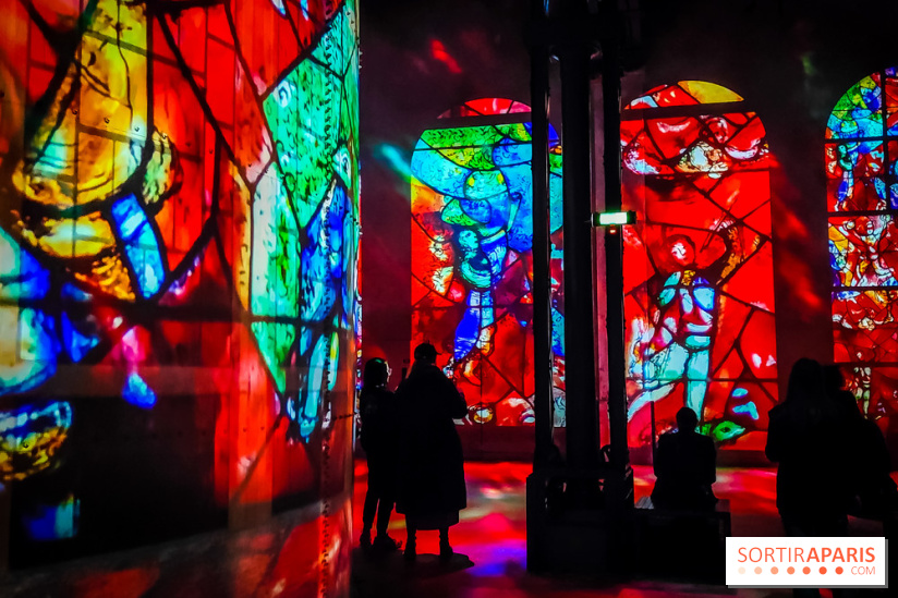 Chagall, Paris-New York, l'exposition immersive inédite de l'Atelier des Lumières - photos - IMG20230216100100