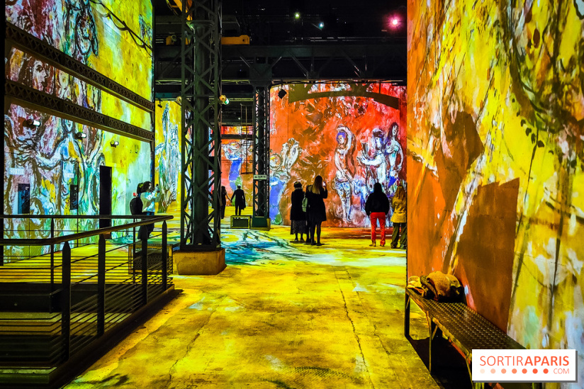 Chagall, Paris-New York, l'exposition immersive inédite de l'Atelier des Lumières - photos - IMG20230216095944