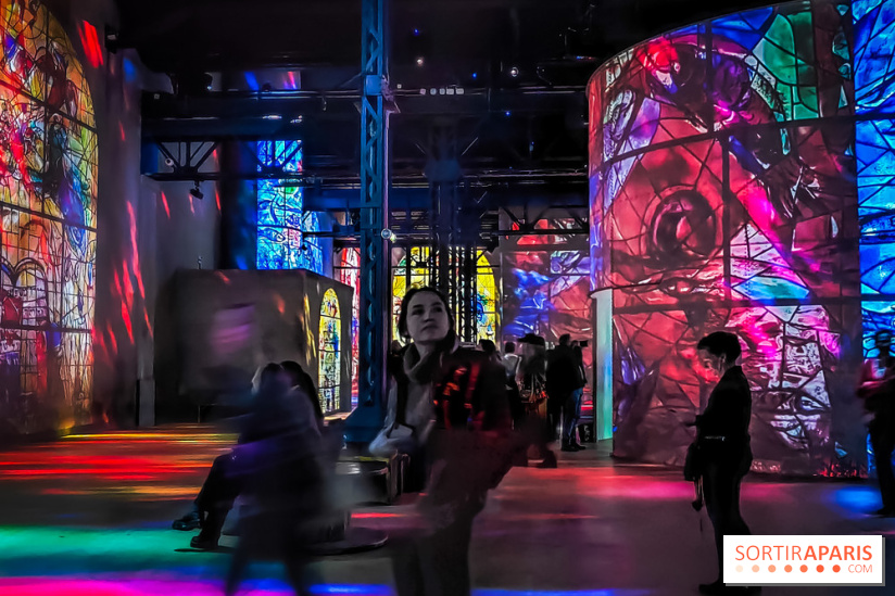 Chagall, Paris-New York, l'exposition immersive inédite de l'Atelier des Lumières - photos - IMG20230216100139