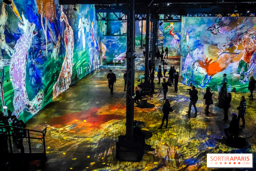 Chagall, Paris-New York, l'exposition immersive inédite de l'Atelier des Lumières - photos - IMG20230216094556