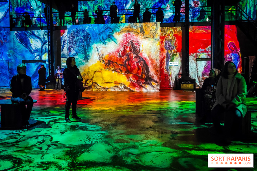 Chagall, Paris-New York, l'exposition immersive inédite de l'Atelier des Lumières - photos - IMG20230216100901