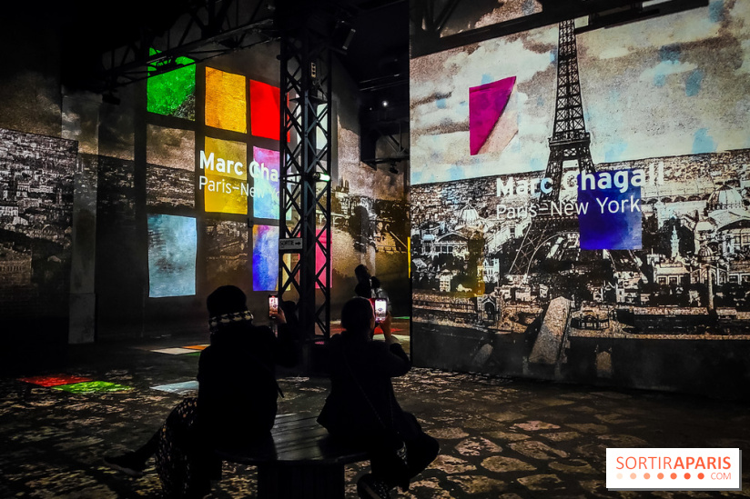 Chagall, Paris-New York, l'exposition immersive inédite de l'Atelier des Lumières - photos - IMG20230216093814