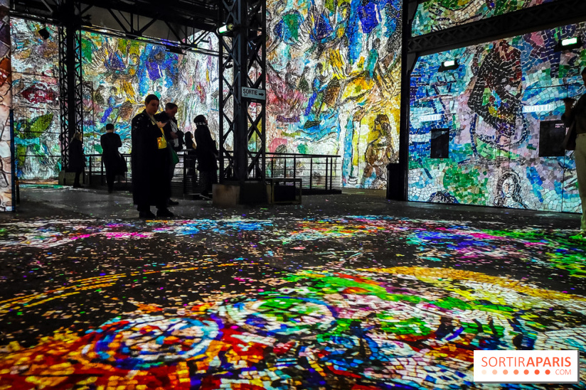 Chagall, Paris-New York, l'exposition immersive inédite de l'Atelier des Lumières - photos - IMG20230216100519