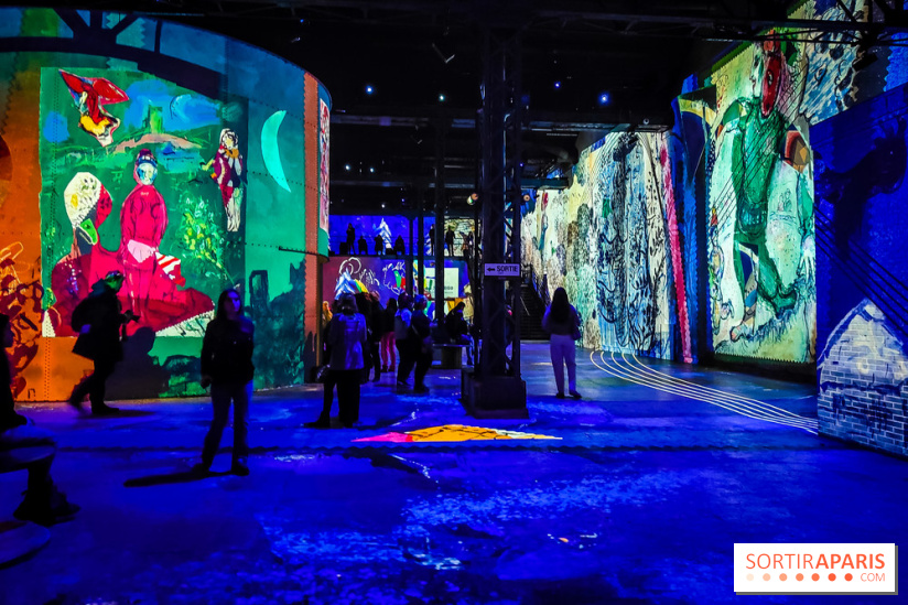 Chagall, Paris-New York, l'exposition immersive inédite de l'Atelier des Lumières - photos