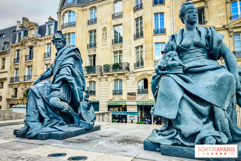 Musée d'Orsay, collection permanente  - Statue extérieur parvis musée