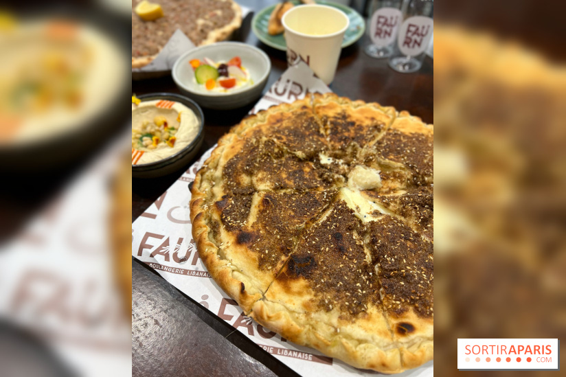 Faurn - Man'ouché royale halloumi zaatar
