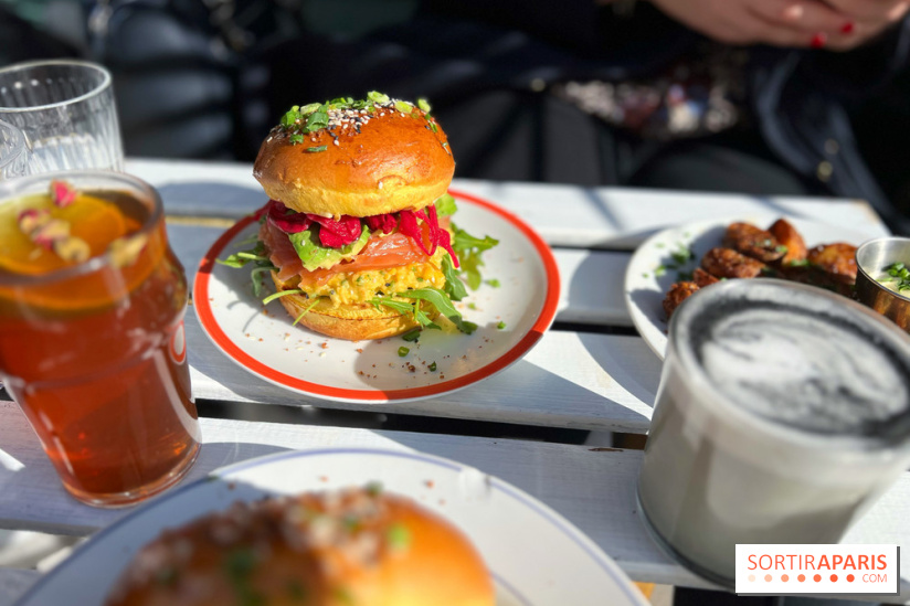 Brunch Princesse Café - Bun saumon avocat