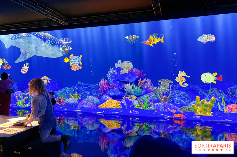 Comme Un Poisson Dans L'Eau - L'installation immersive de TeamLab au Bon Marché - image00001