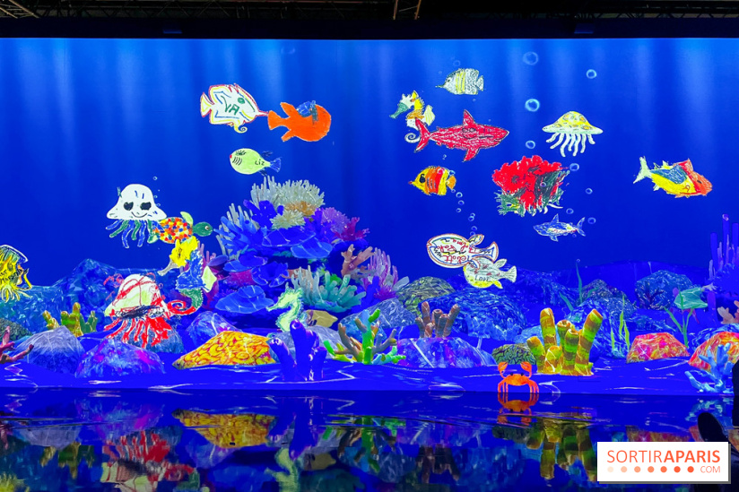 Comme Un Poisson Dans L'Eau - L'installation immersive de TeamLab au Bon Marché - image00004