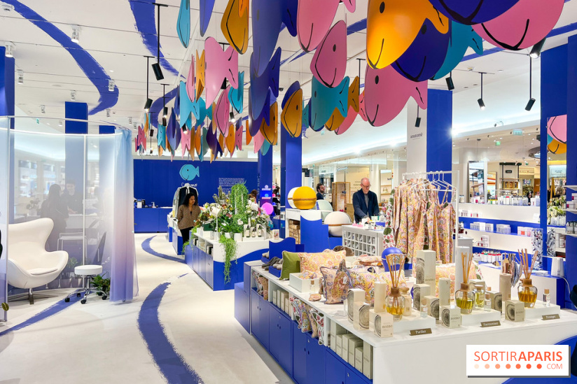 Comme Un Poisson Dans L'Eau - L'installation immersive de TeamLab au Bon Marché