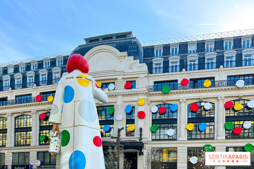 Yayoi Kusama face à la Samaritaine