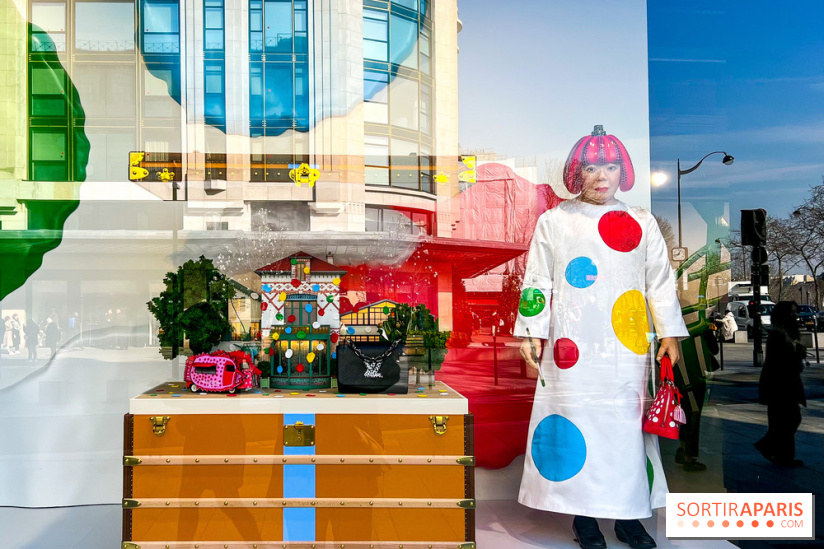 Yayoi Kusama face à la Samaritaine