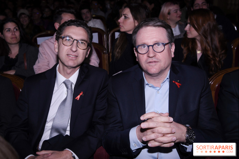 © Rachid Bellak - Maxime Saada pdt du groupe Canal+ et Rodolphe Belmer pdg du groupe TF1
