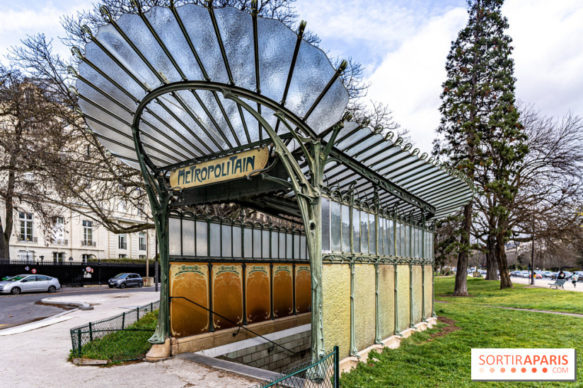 Le dernier édicule de type B d'Hector Guimard - Métro Porte Dauphine