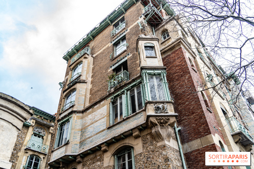 Le Castel Béranger par Hector Guimard - immeuble Art Nouveau de Paris -  A7C5019