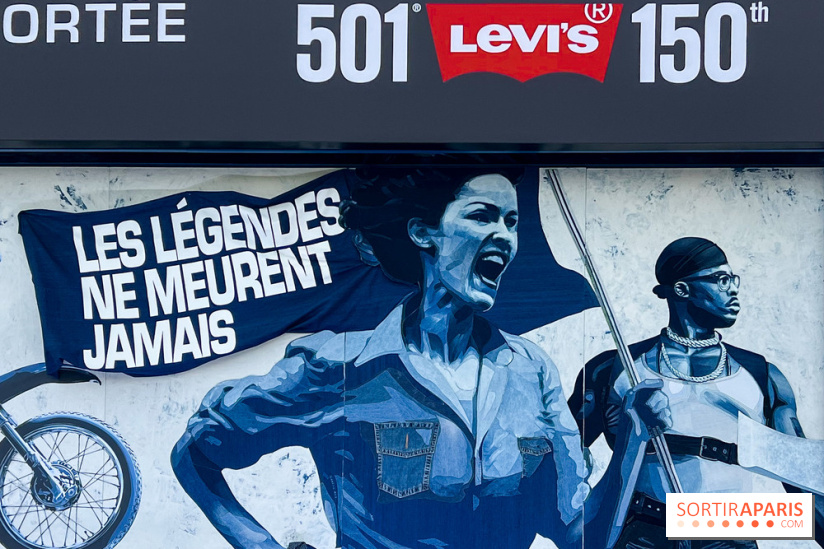 Une œuvre en denim pour l'anniversaire du Levi's 501