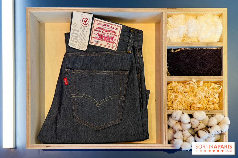 Une œuvre en denim pour l'anniversaire du Levi's 501