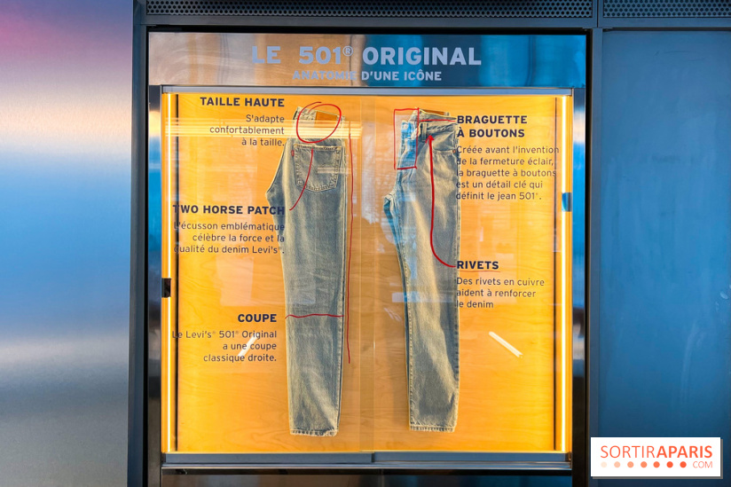 Une œuvre en denim pour l'anniversaire du Levi's 501