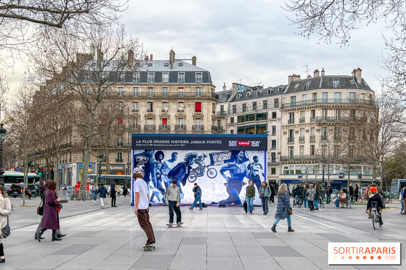 Une œuvre en denim pour l'anniversaire du Levi's 501