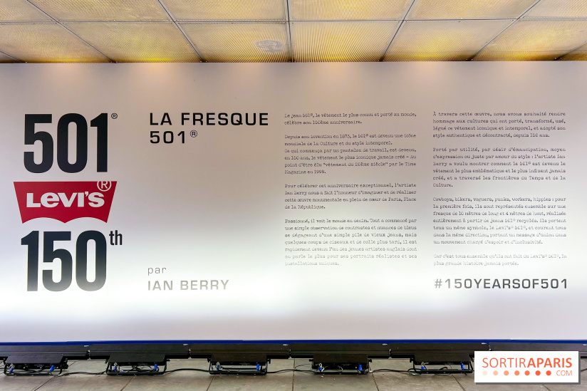 Une œuvre en denim pour l'anniversaire du Levi's 501