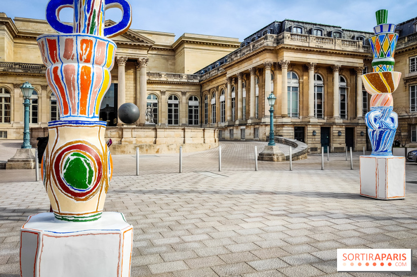 Exposition à l'Assemblée nationale : Alexandre Benjamin Navet décore la cour du Palais Bourbon