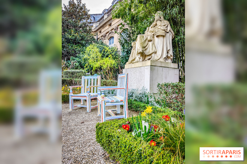 Exposition à l'Assemblée nationale : Alexandre Benjamin Navet décore la cour du Palais Bourbon  - IMG20230320095326