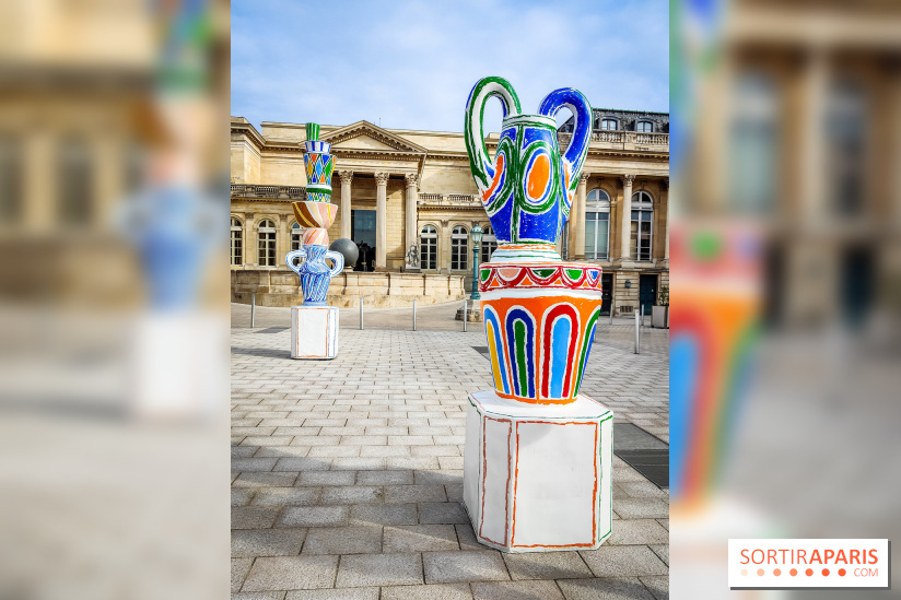 Exposition à l'Assemblée nationale : Alexandre Benjamin Navet décore la cour du Palais Bourbon  - IMG20230320100043