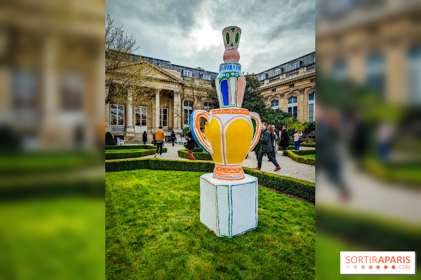 Exposition à l'Assemblée nationale : Alexandre Benjamin Navet décore la cour du Palais Bourbon  - IMG20230320095200