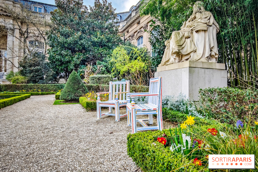 Exposition à l'Assemblée nationale : Alexandre Benjamin Navet décore la cour du Palais Bourbon  - IMG20230320095331
