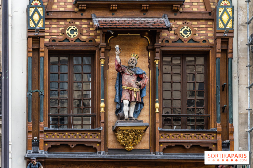 Façade alsacienne classée à Paris - McDo Saint-Lazare -  A7C6692