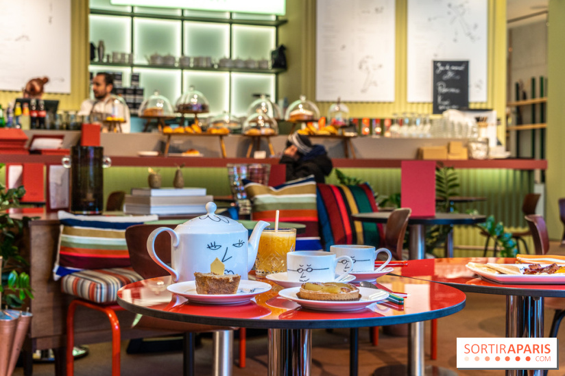 Café Paul Smith, le créateur de mode s'approprie le Café Vert du Printemps Haussmann -  A7C6795 HDR