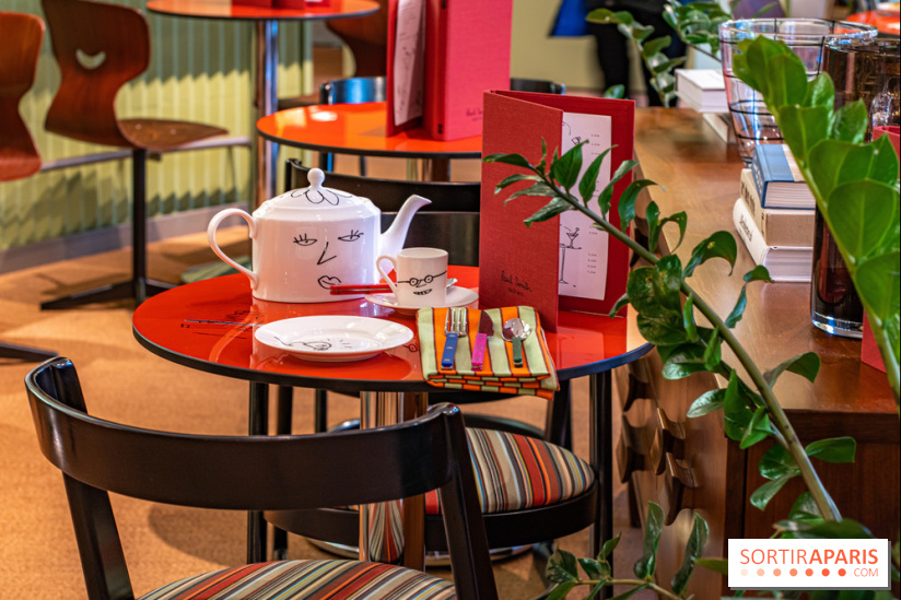 Café Paul Smith, le créateur de mode s'approprie le Café Vert du Printemps Haussmann -  A7C6731