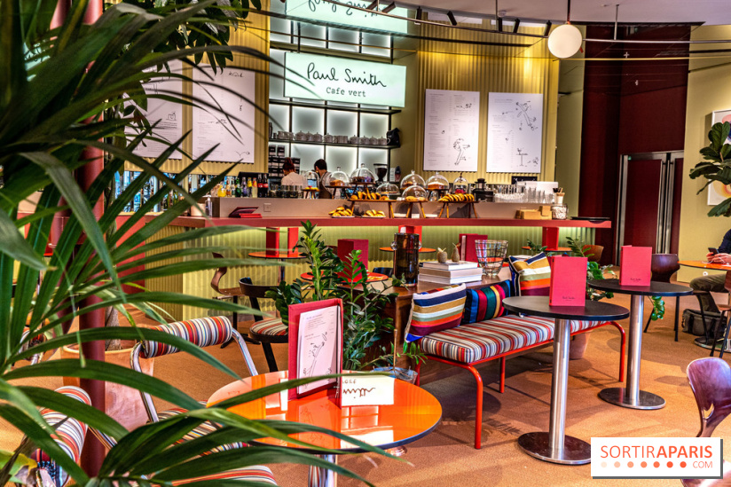 Café Paul Smith, le créateur de mode s'approprie le Café Vert du Printemps Haussmann
