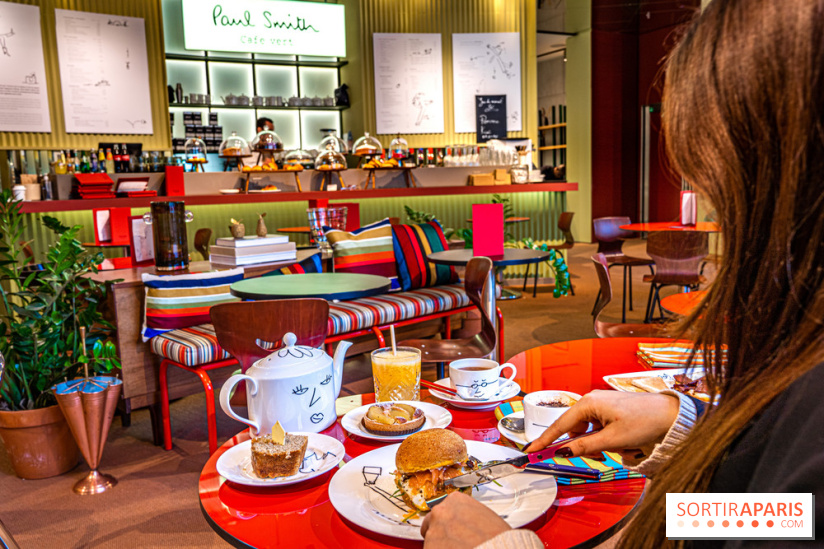 Café Paul Smith, le créateur de mode s'approprie le Café Vert du Printemps Haussmann