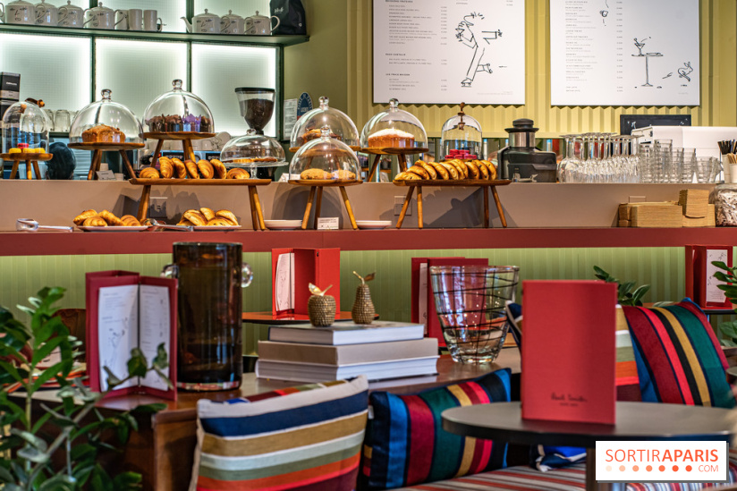 Café Paul Smith, le créateur de mode s'approprie le Café Vert du Printemps Haussmann -  A7C6725