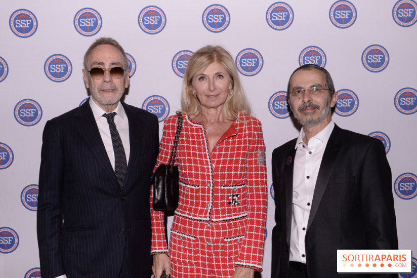 © Rachid Bellak - Alain Chamfort Catherine Madar pdte SSF et Arié Levy pdt de SSF