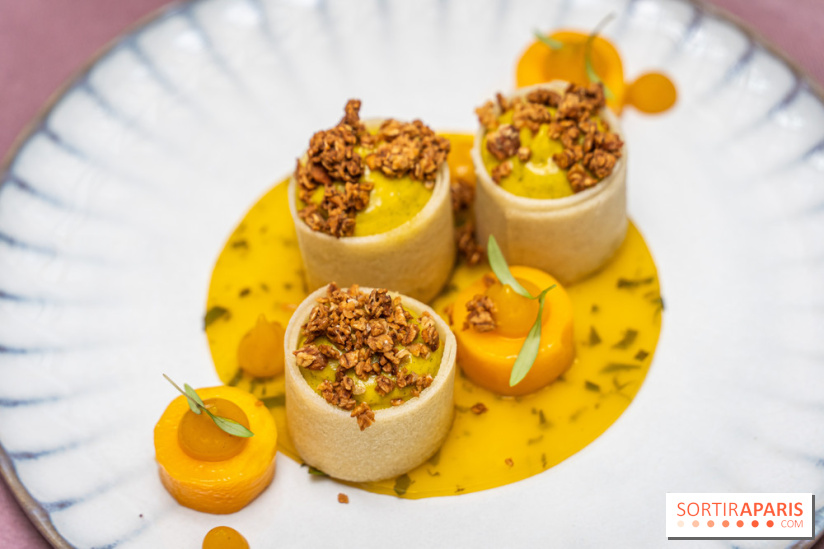 Rivages restaurant du Scribe par Martin Simolka -  mangue - estragon