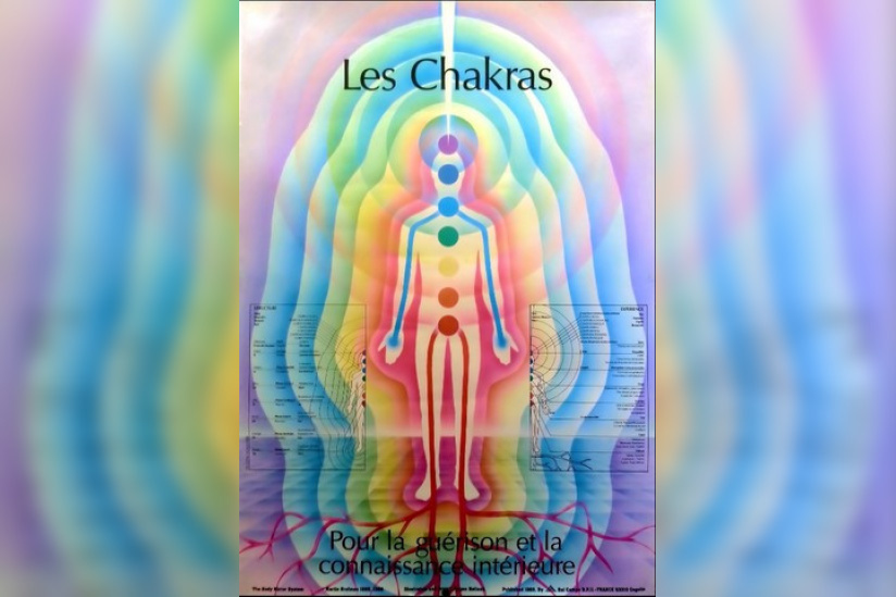 Le centre relaxant H2E et Gîte des Prés de Garnes - poster chakras french