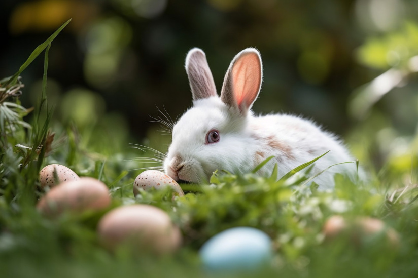 Visuels chasse aux oeufs de Pâques  - Chasse aux oeufs de Pâques lapin (2)