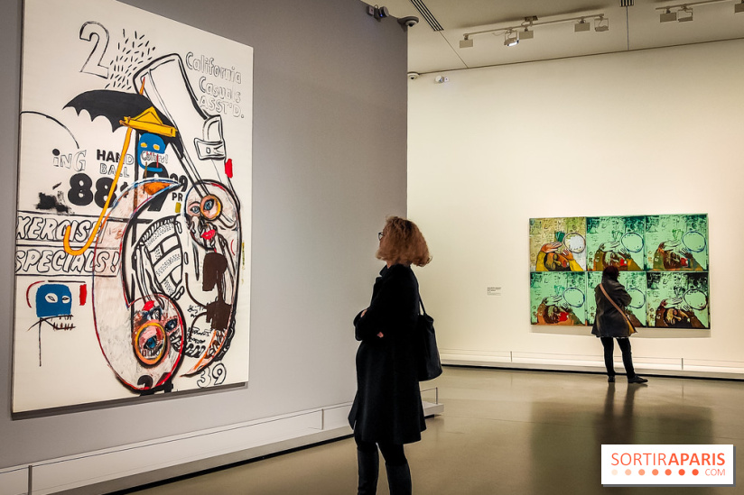 Exposition Basquiat x Warhol à la Fondation Louis Vuitton : voyage dans le New-York des années 1980 - IMG20230404103435