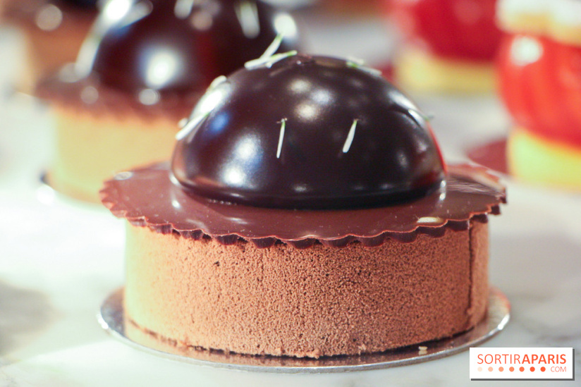 Butterfly Pâtisserie de Matthieu Carlin à l'Hôtel de Crillon - Fleur de Jasmin et Chocolat au Lait (1)