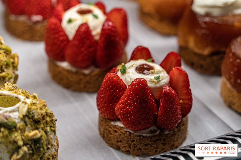Sain Gravilliers - le nouvelle boulangerie et salon de thé du 3e à Paris - Tarte aux fraises 