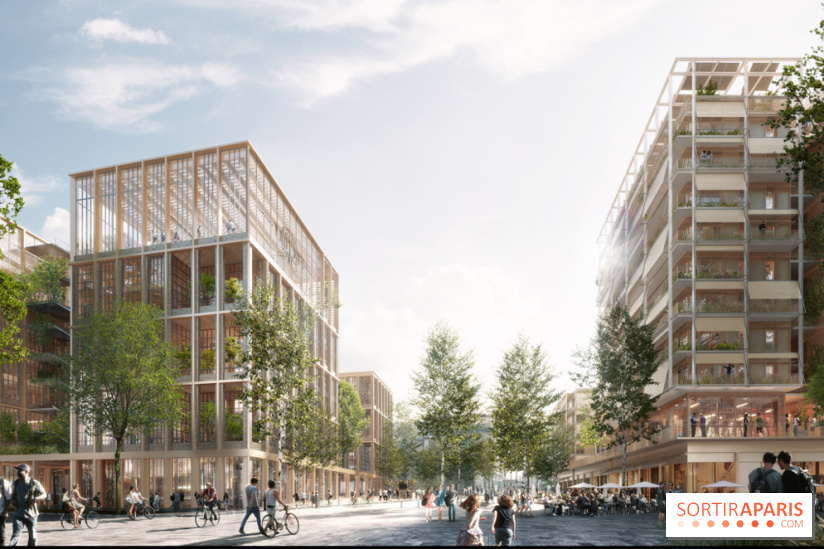 Jeux Olympiques de Paris 2024 : chantier du village des athlètes - MicrosoftTeams image