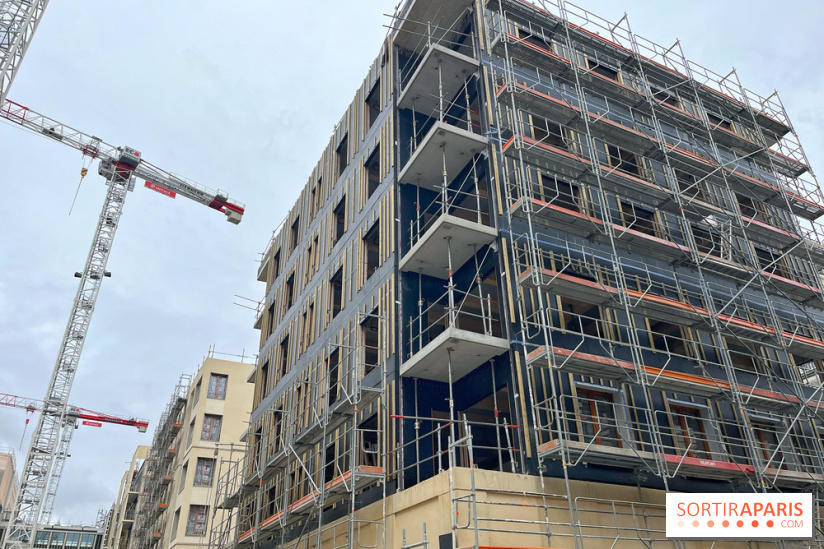 Jeux Olympiques de Paris 2024 : chantier du village des athlètes - IMG 1222