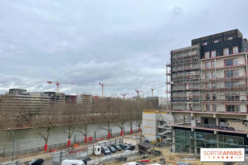Jeux Olympiques de Paris 2024 : chantier du village des athlètes