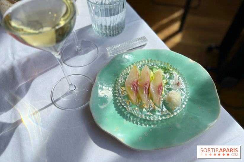 Alice Arnoux au Perchoir Ménilmontant - Sashimi de mulet