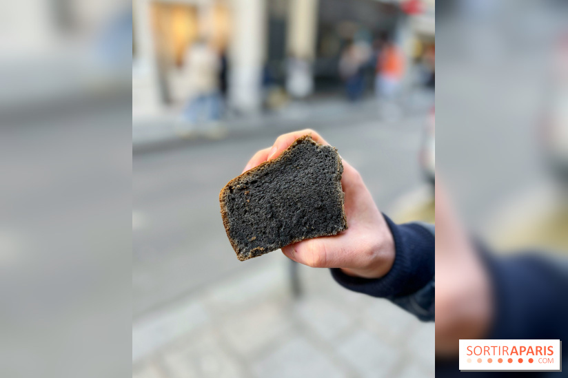 O-Komé - Chiffon cake sésame noir